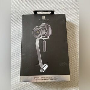 PLATINUM CAMERA STABILIZER MOUNT ADJUSTABLE COUNTERWEIGHT AND BALANCE